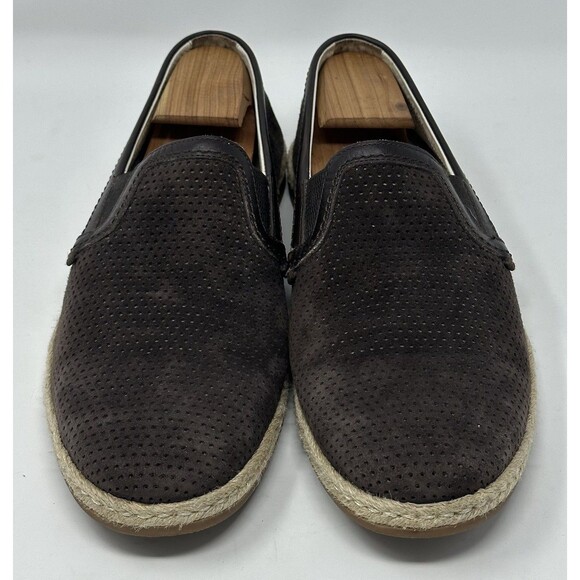 Dolce & Gabanna Perforated Suede Loafers Men’s 10 Brown Espadrille Slippers main image 7